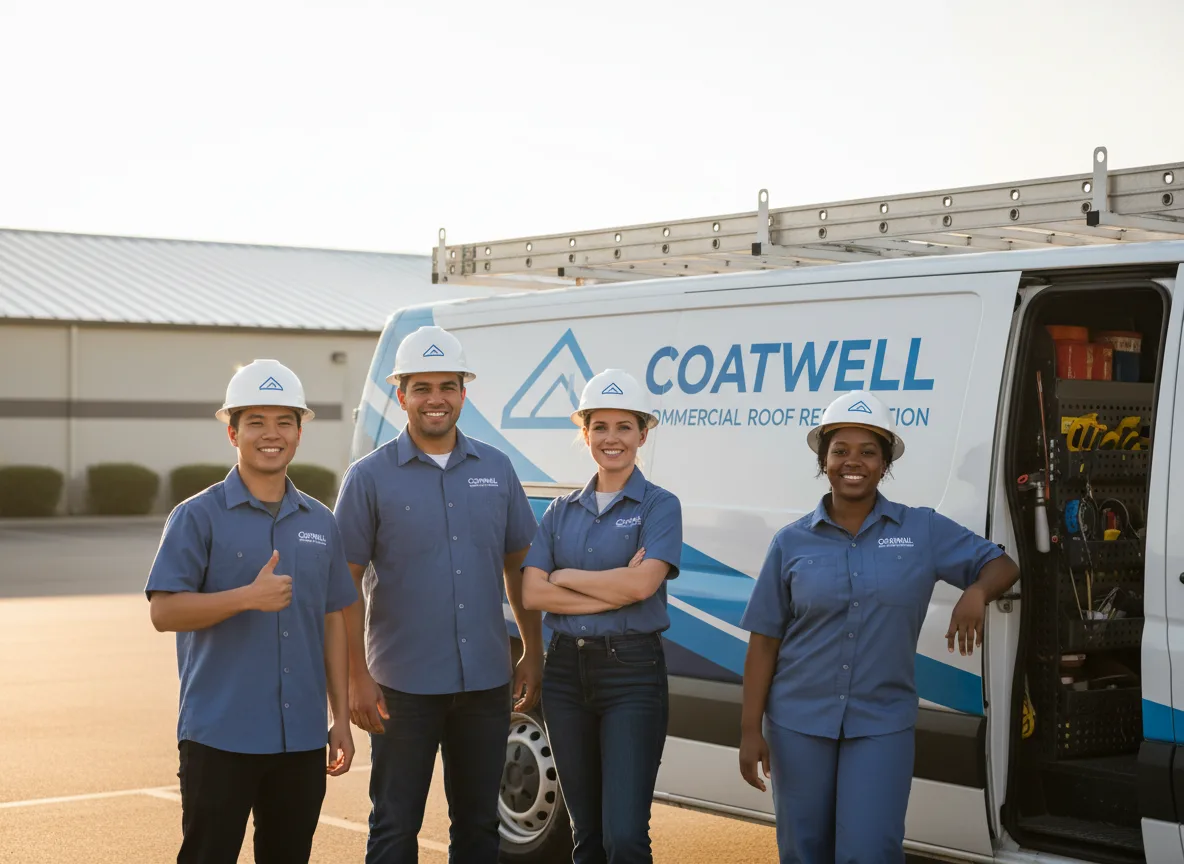 Commercial roof coating company in Gully, MN